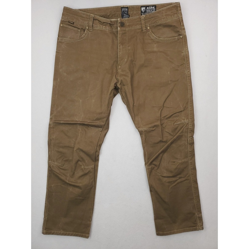 Kuhl Rdyr Pants Mens 38x30 Kanteen Olive Vintage Patina Dye Utility Outdoor‎